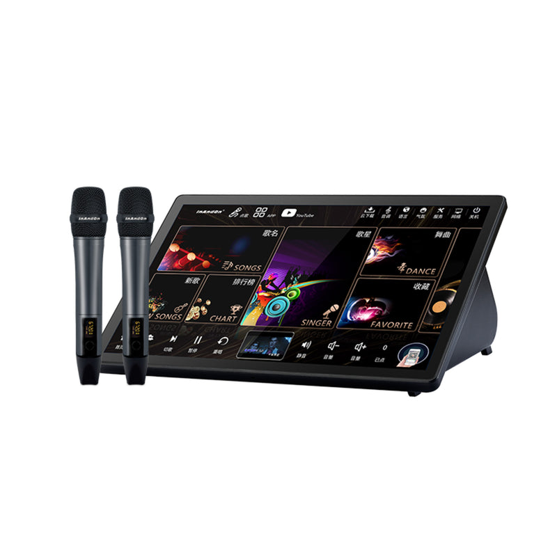 2023 Black 101 Touchscreen Karaoke Machine 